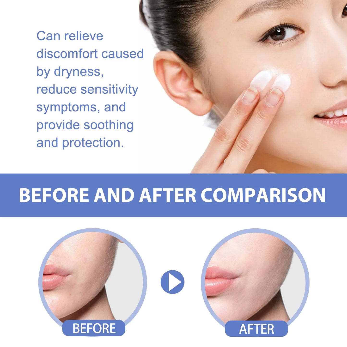 Ceramide Face Cream Skin Barrier Repair Moisturizing Firming Anti-Aging Deep Nourishing Face Body Moisturizer for Dry Skin